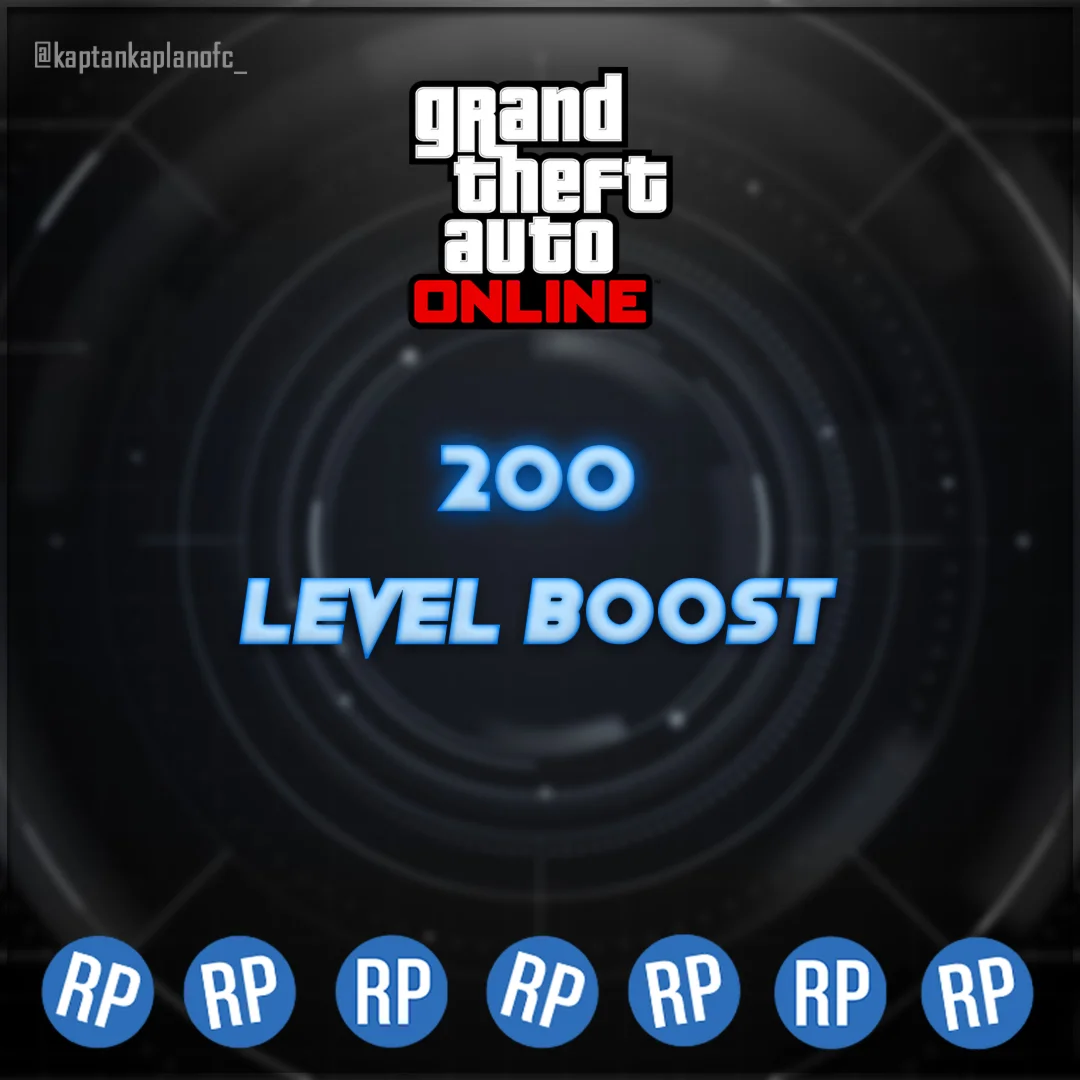 Gta 5 Online 200 Level Boost  (PC)