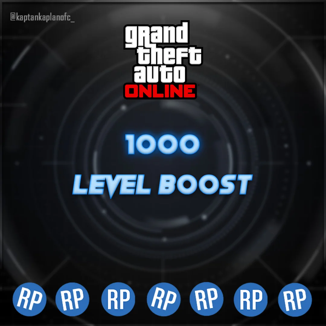 Gta 5 Online 1000+ Level Boost  (PC)