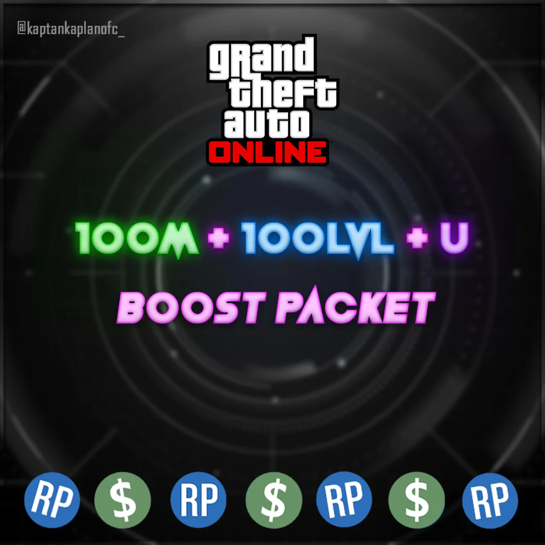 Gta 5 Online 100M + 100 Level + Unlock  (PC)