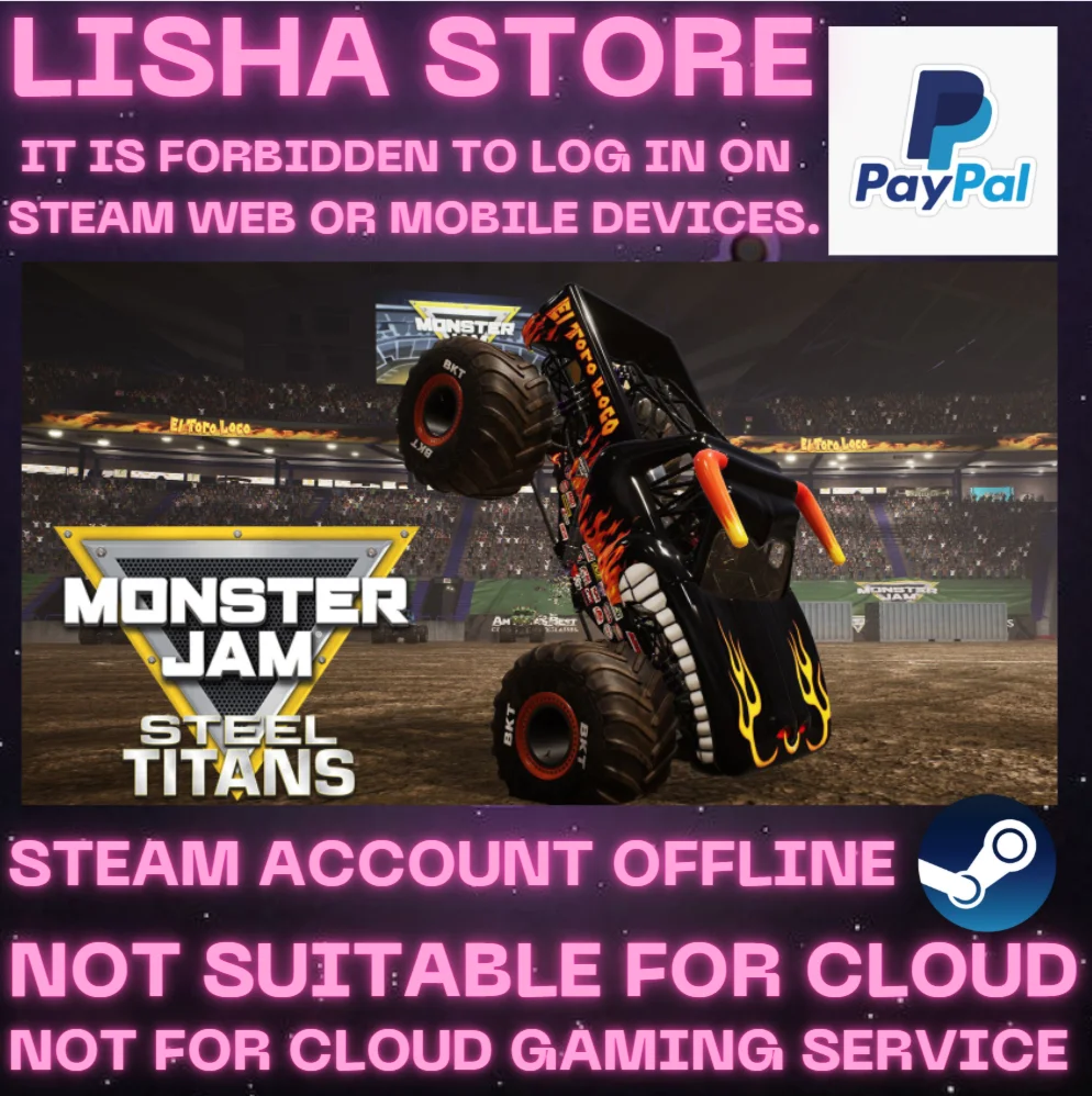Monster Jam Steel Titans ALL DLC Стим на 90 дней