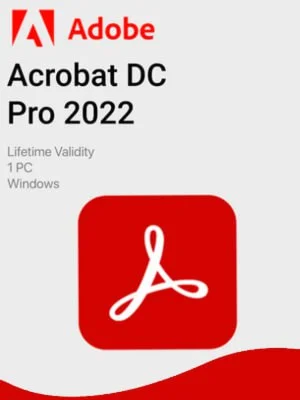 Adobe Acrobat Pro DC 2022 ОС Windows 1 PC Lifetime