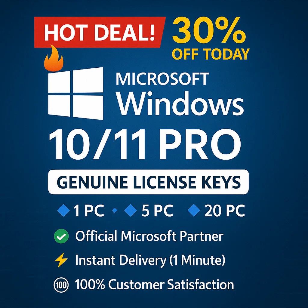 Windows 10-11 Pro/Home 1PC-5PC-20PC Партнёр Microsoft