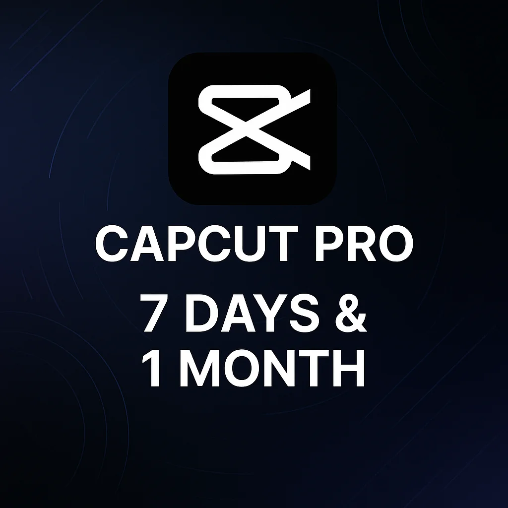 CAPCUT PRO на 7 дней и 1 месяц