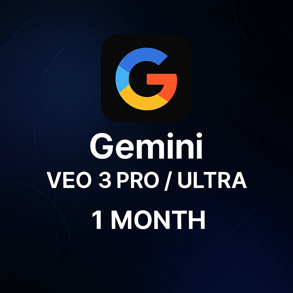 GEMINI VEO 3 ULTRA/PRO 1 MONTH