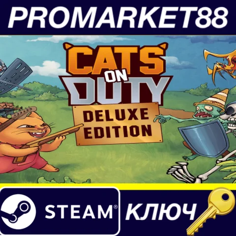 ⭐Cats on Duty Deluxe Edition Steam КЛЮЧ GLOBAL (NO TR