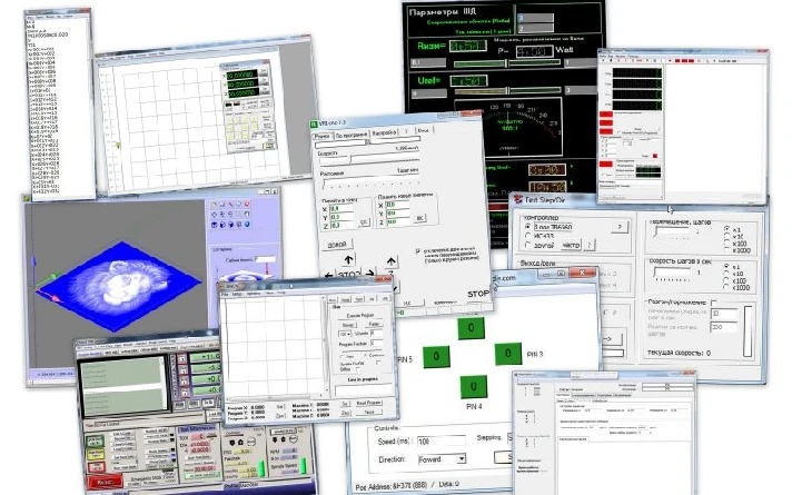 CNC, software, drawings, and other electronics