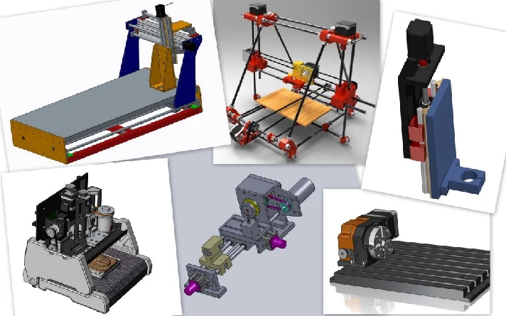 CNC, software, drawings, and other electronics