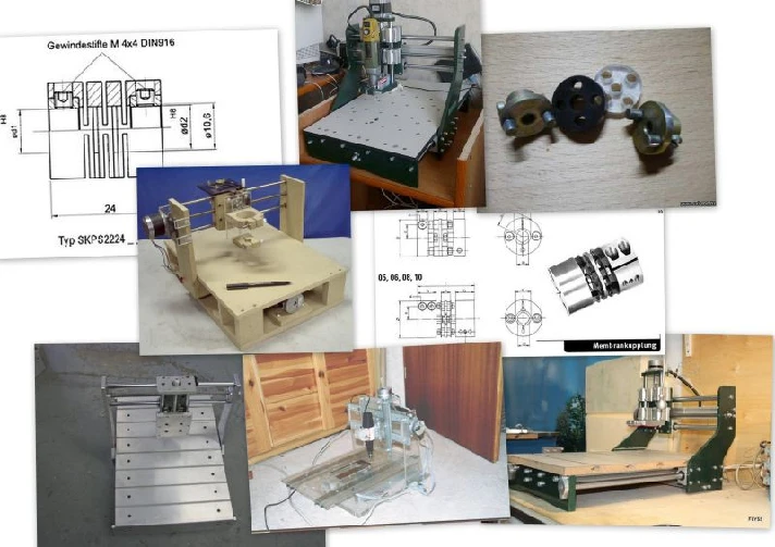 CNC, software, drawings, and other electronics