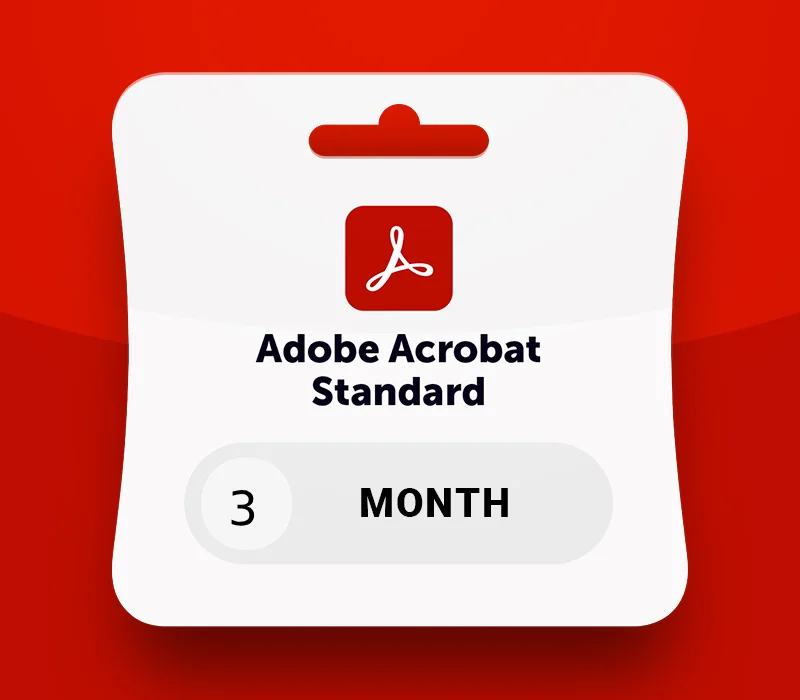 Adobe Acrobat Standard 3 Month Key Global