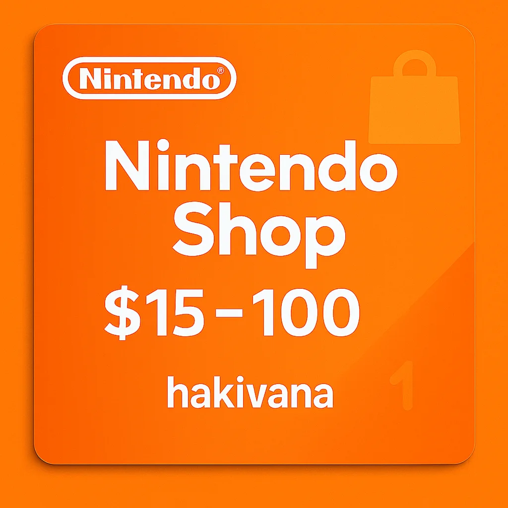 Карта оплаты Nintendo eShop 10-50 долл. регион США