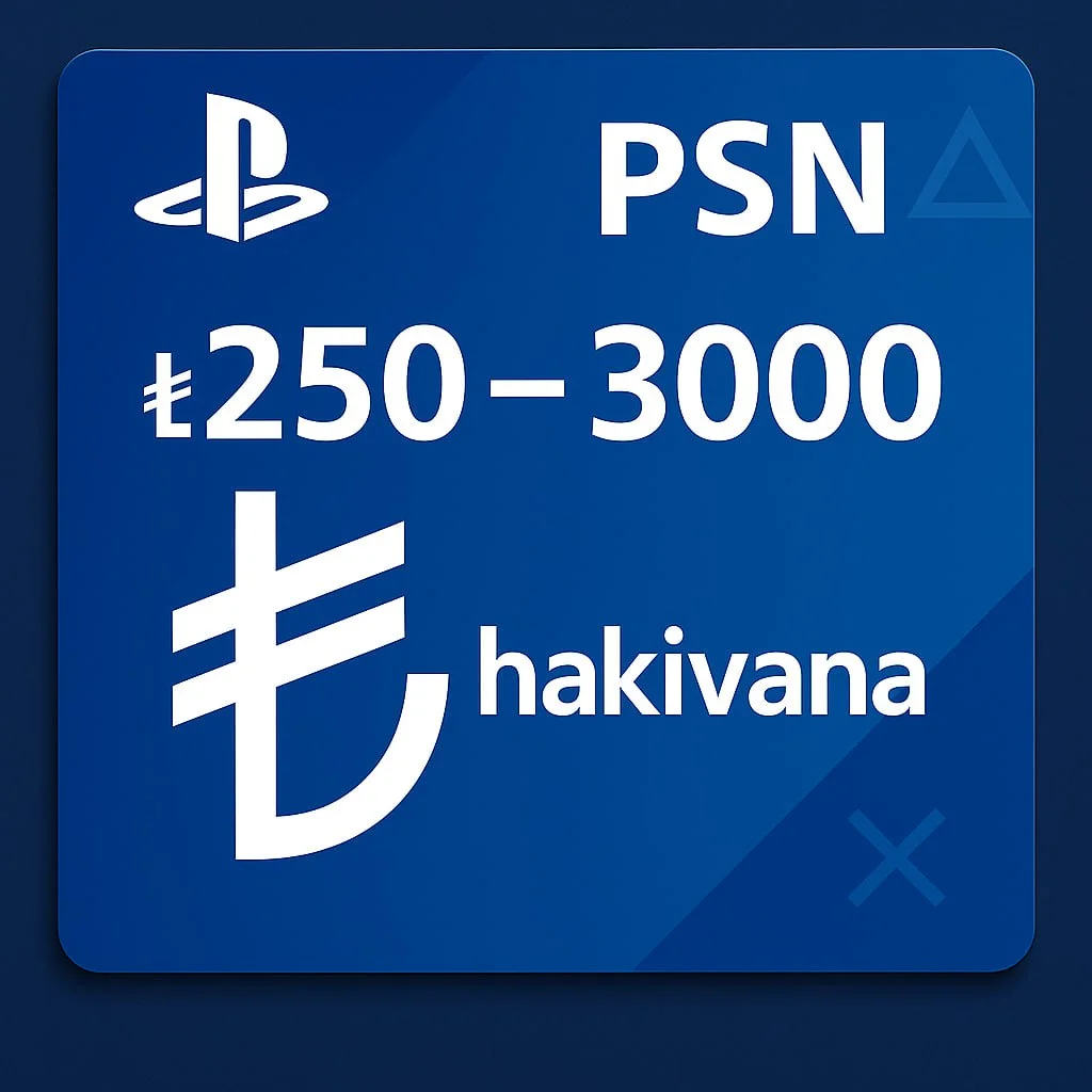 🎮Подарочная карта PlayStation Store Турция 250-1500 TL