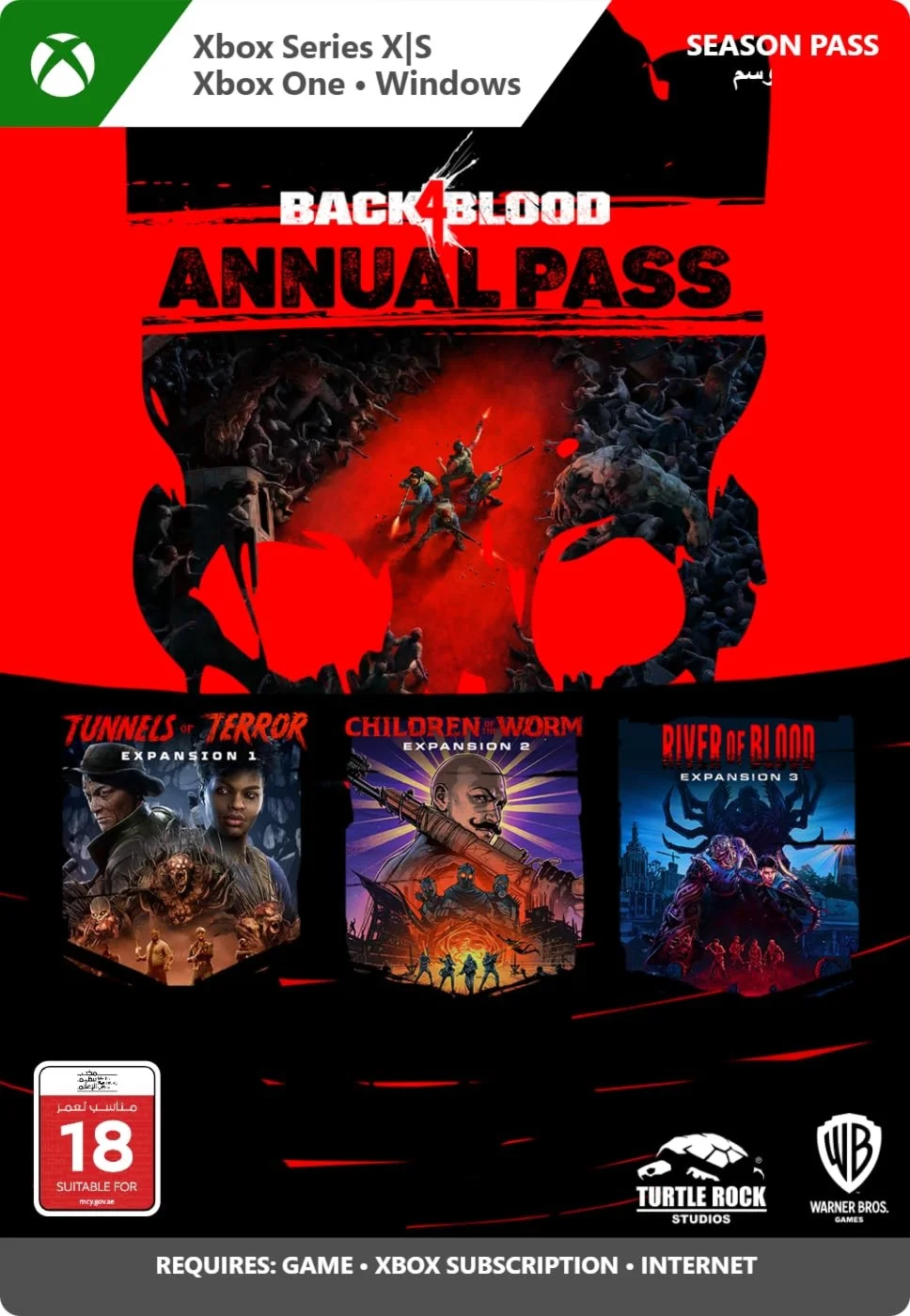  Годовой абонемент для Back 4 Blood XBOX X|S PC Ключ