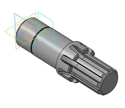 Route, operational, sketch maps of shaft parts