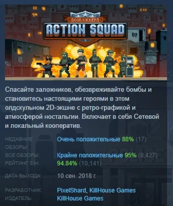 Door Kickers: Action Squad АВТОДОСТАВКА STEAM РОССИЯ