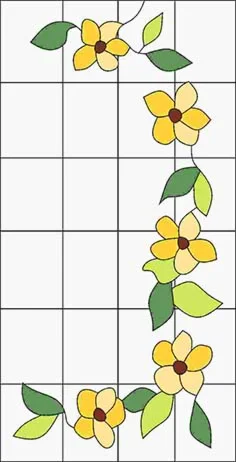 Шаблон для витража K-20