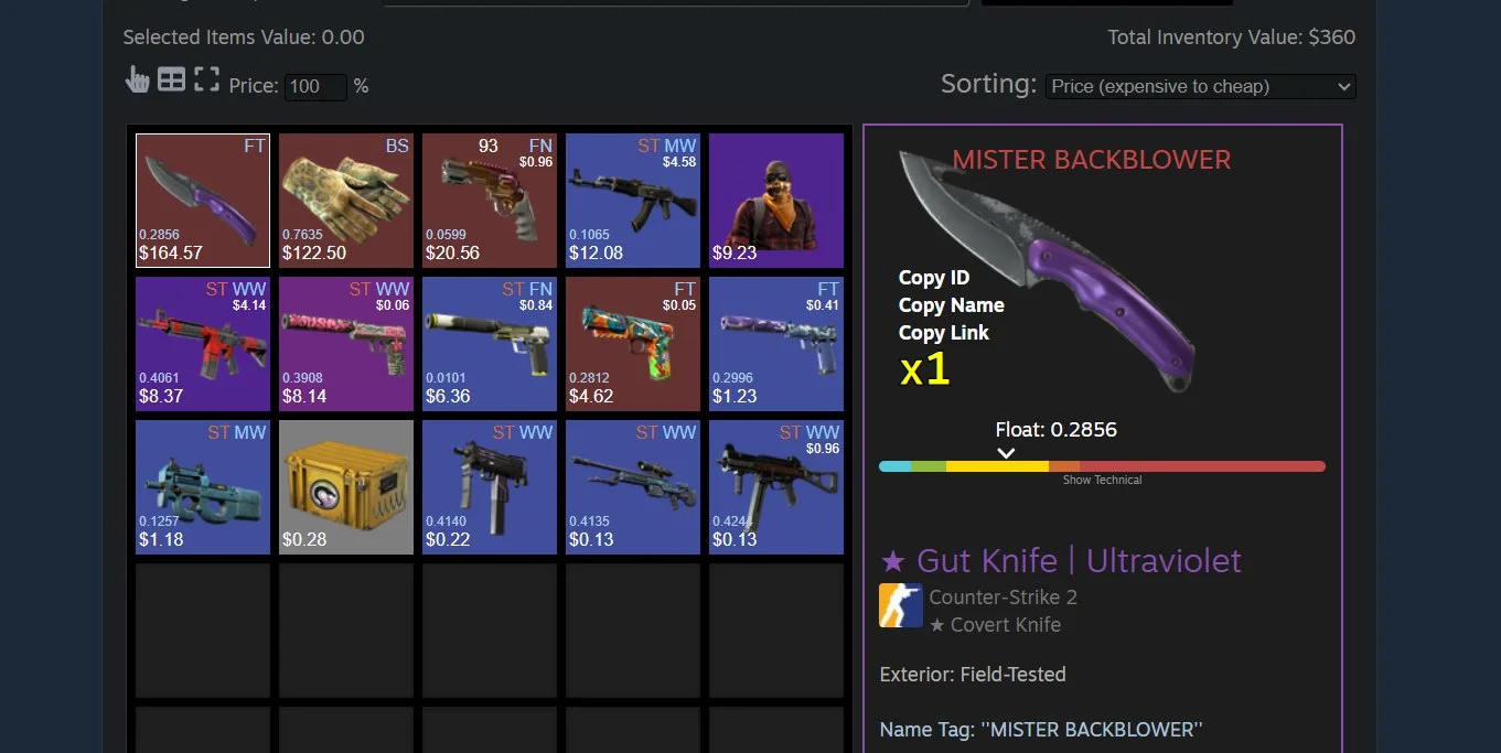 ✅CS2 ⭐СКИНЫ⭐ НОЖ + ПЕРЧАТКИ С ИНВЕНТАРЕМ ОТ 360$⭐FACEIT