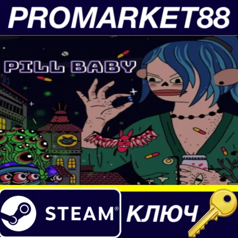 ⭐ Pill Baby Steam КЛЮЧ  GLOBAL (NO TR)
