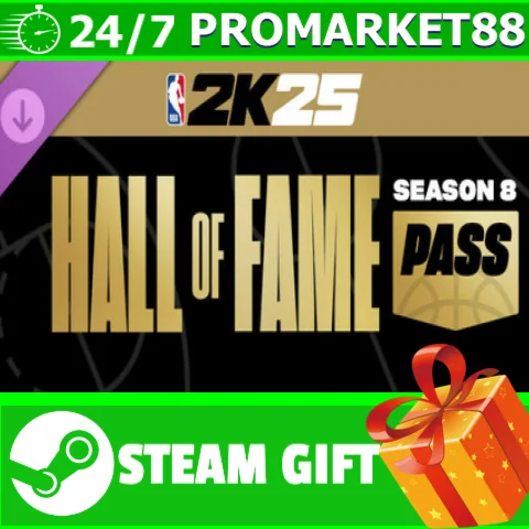 ⭐️ NBA 2K25 Hall of Fame Pass: Season 8 STEAM GIFT