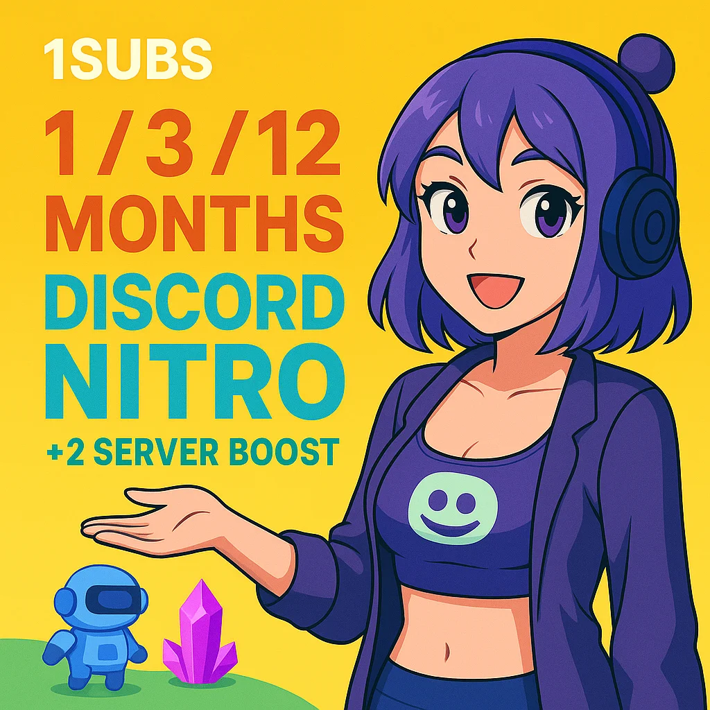 Upgrade Discord Nitro 1/3/12M | FAST, FULL WARRANTY