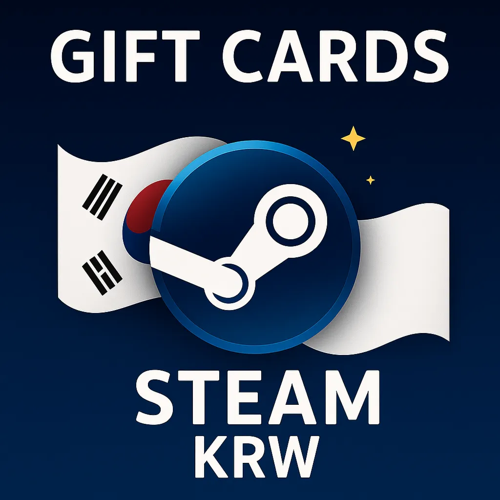 Подарочные карты Steam (KRW Корея) 10000 20000 30000