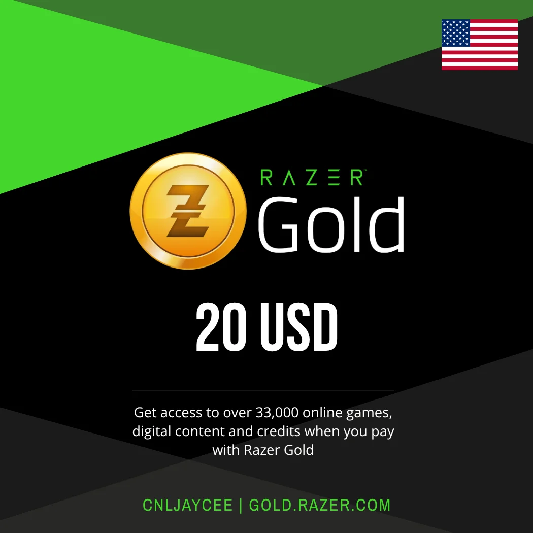 24/7 АВТО | Razer Gold США (US/USD) $20