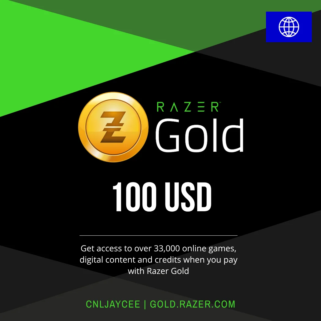 24/7 AUTO | Razer Gold Global 100 USD