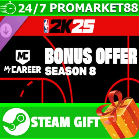⭐️ NBA 2K25 MyCAREER Bonus Offer: Season 8 STEAM GIFT