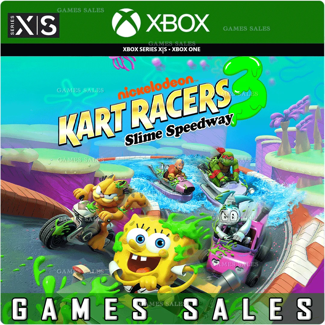 ✅NICKELODEON KART RACERS 3: SLIME SPEEDWAY❤️XBOX🔑КЛЮЧ