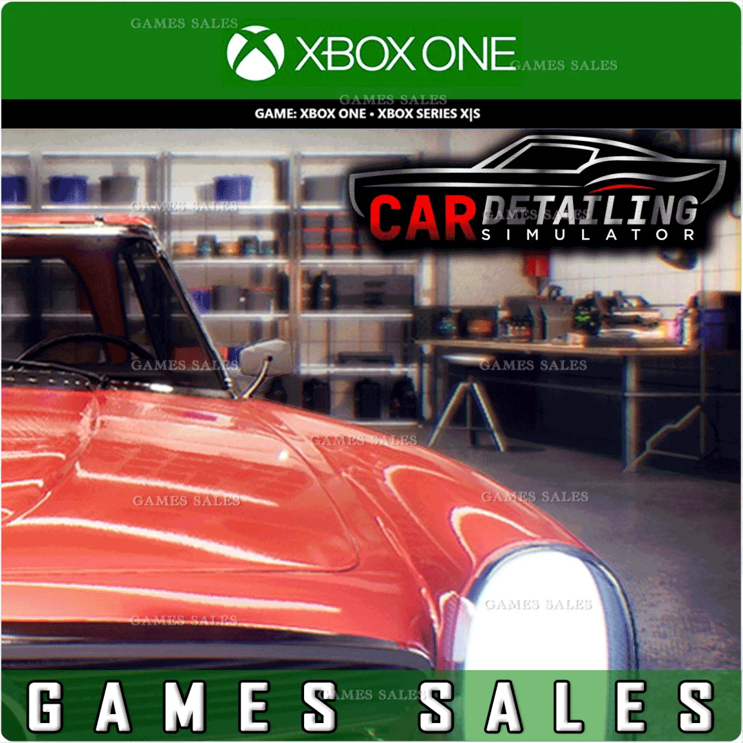 ️CAR DETAILING SIMULATOR️XBOX ONE|XSКЛЮЧ