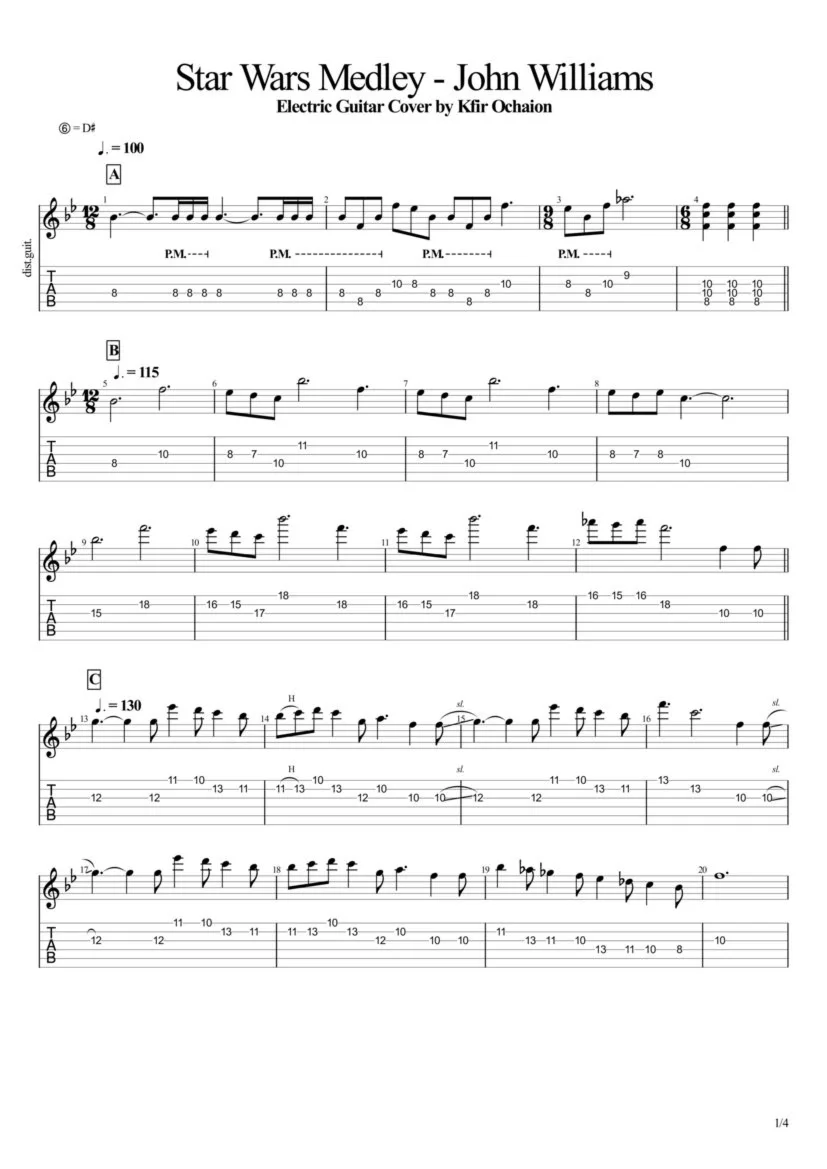 Tabs Kfir Ochaion - Star Wars Medley