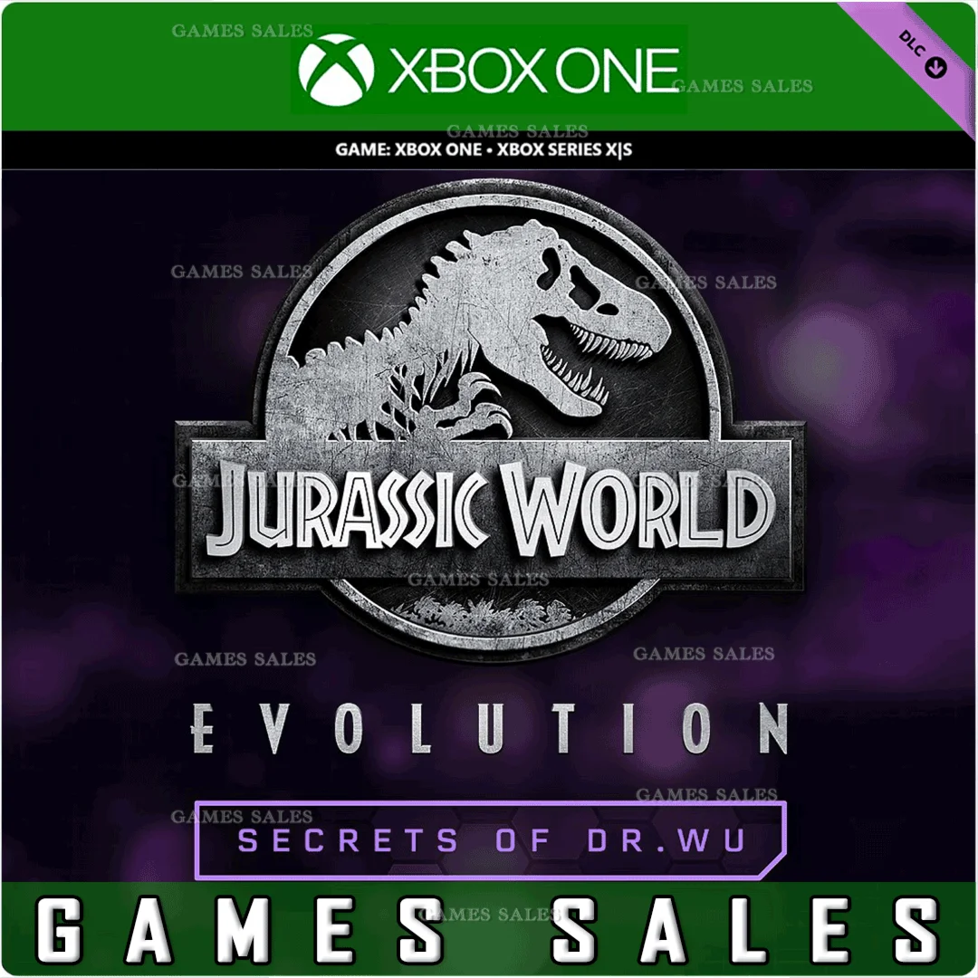 JURASSIC WORLD EVOLUTION: SECRETS OF DR WU️XBOXКЛЮЧ
