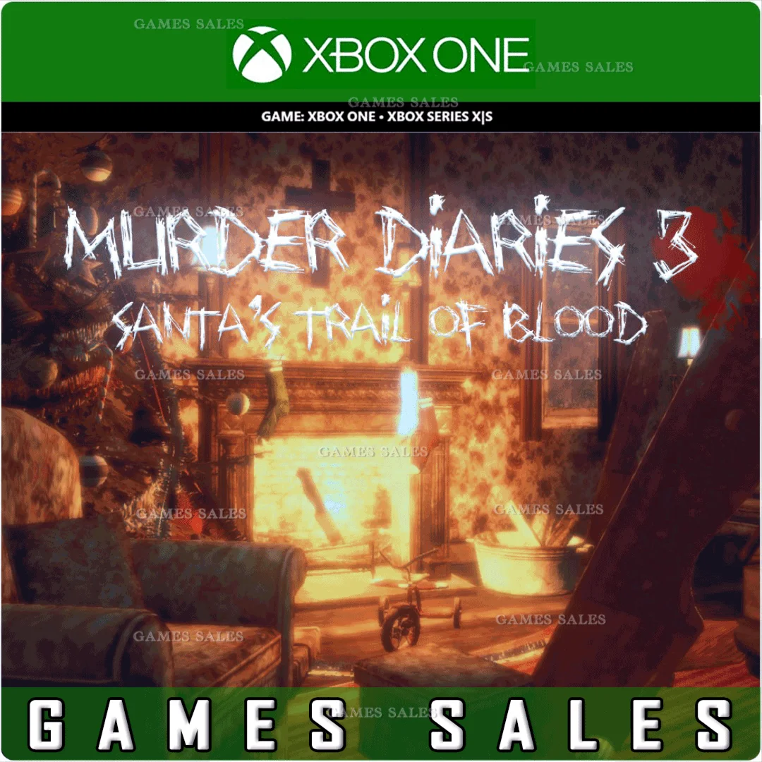 MURDER DIARIES 3 - SANTA'S TRAIL OF BLOOD️XBOXКЛЮЧ