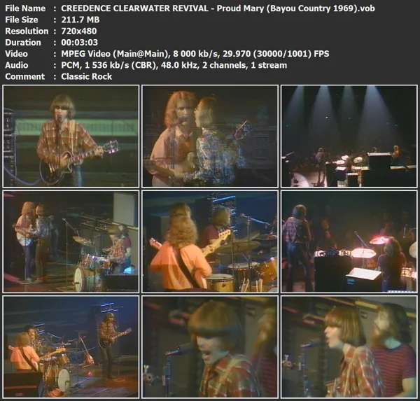 CREEDENCE CLEARWATER REVIVAL - Proud Mary