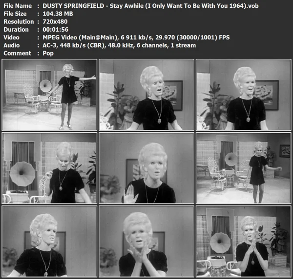 DUSTY SPRINGFIELD - Stay Awhile