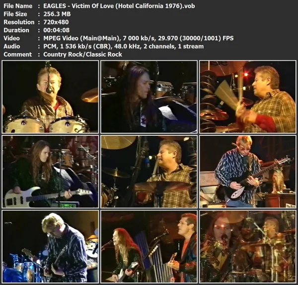 EAGLES - Victim Of Love