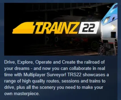 Trainz Railroad Simulator 2022 STEAM РОССИЯ