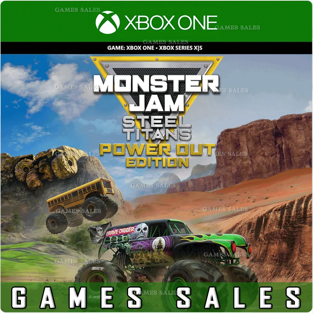 MONSTER JAM STEEL TITANS POWER OUT BUNDLE️XBOXКЛЮЧ