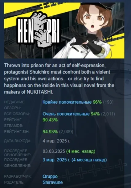 HENPRI АВТОДОСТАВКА STEAM GLOBAL МГНОВЕННО ЛИЦЕНЗИЯ