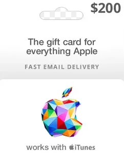 24/7 AUTO| Apple Itunes 200 USD (Gift Card)