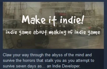 Make it indie! 💎 STEAM KEY GLOBAL+РОССИЯ