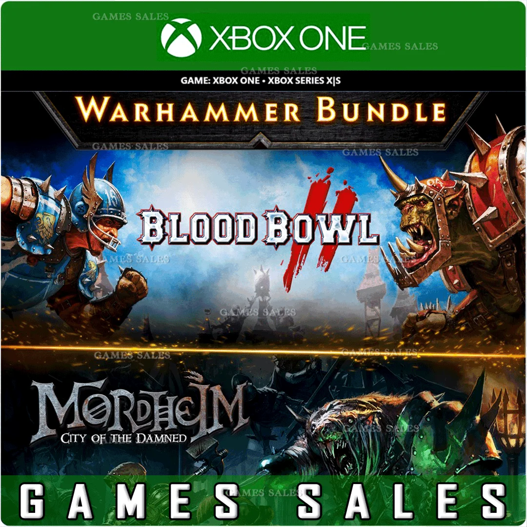 WARHAMMER BUNDLE: MORDHEIM AND BLOOD BOWL 2XBOXКЛЮЧ
