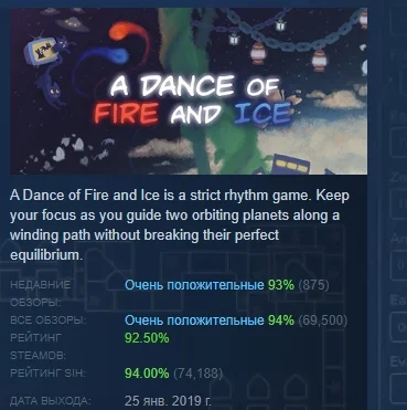 A Dance of Fire and Ice АВТОДОСТАВКА STEAM РОССИЯ