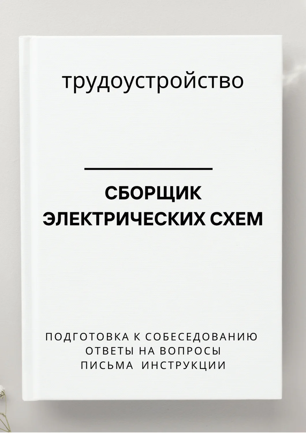 Сборщик электрических схем. Трудоустройство