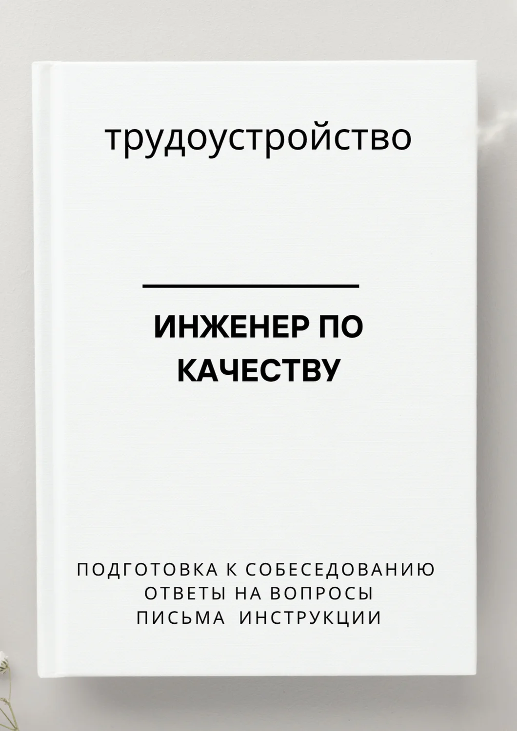 Инженер по качеству. Трудоустройство. Собеседование