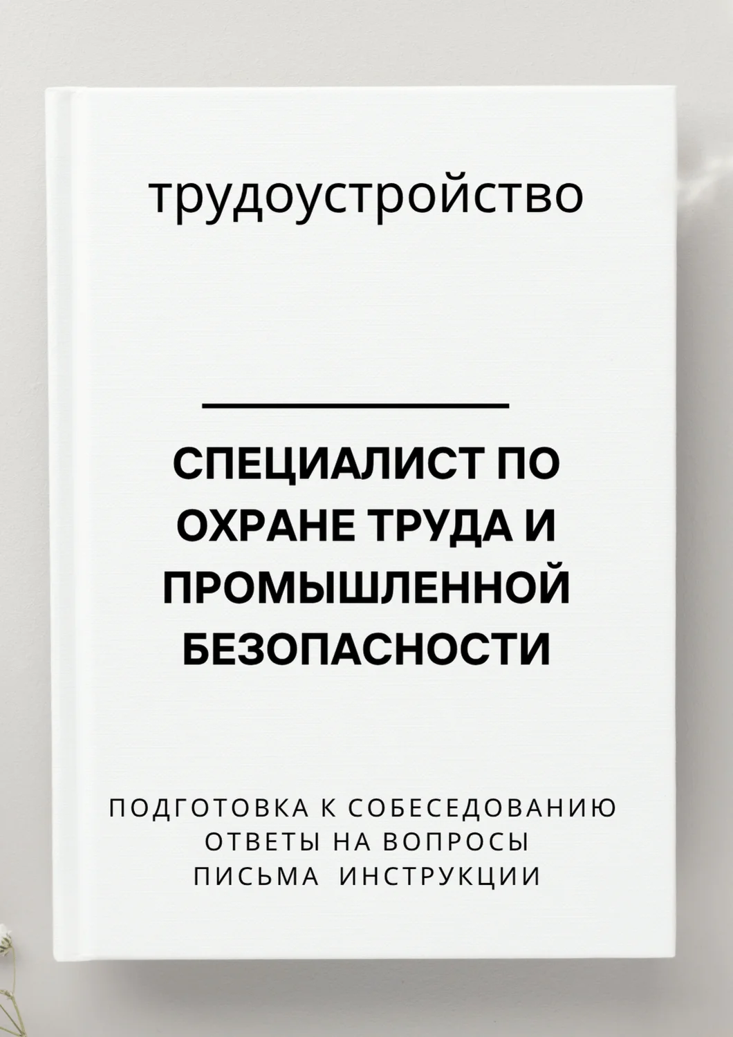 Специалист по охране труда и промышленной безопасности