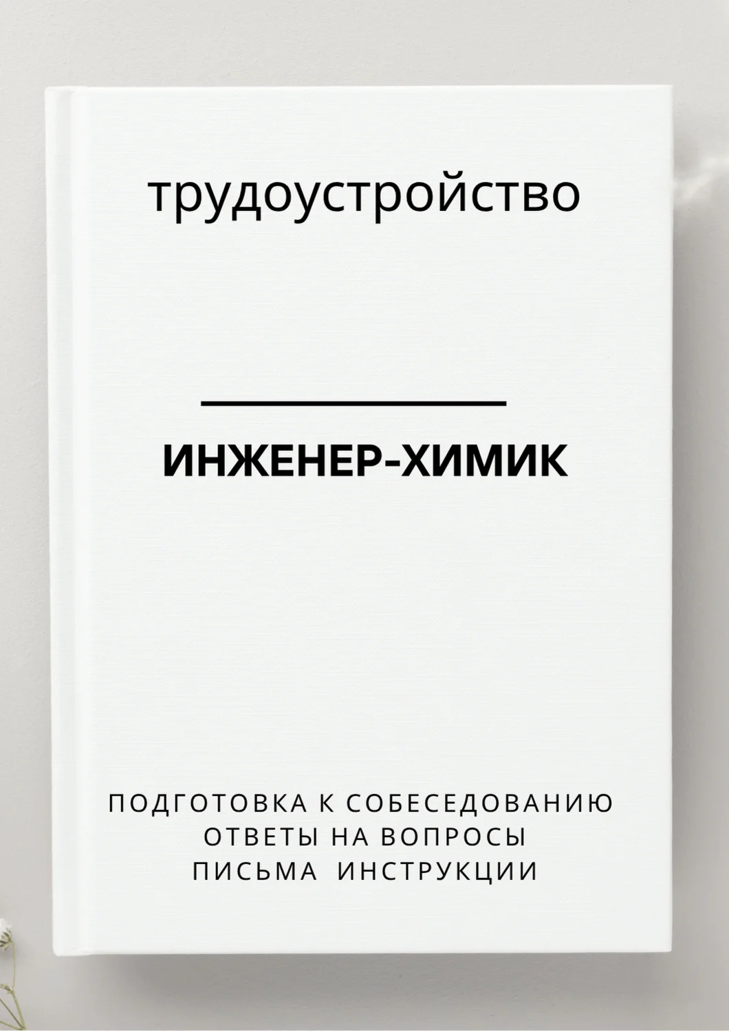 Инженер-химик. Трудоустройство. Собеседование