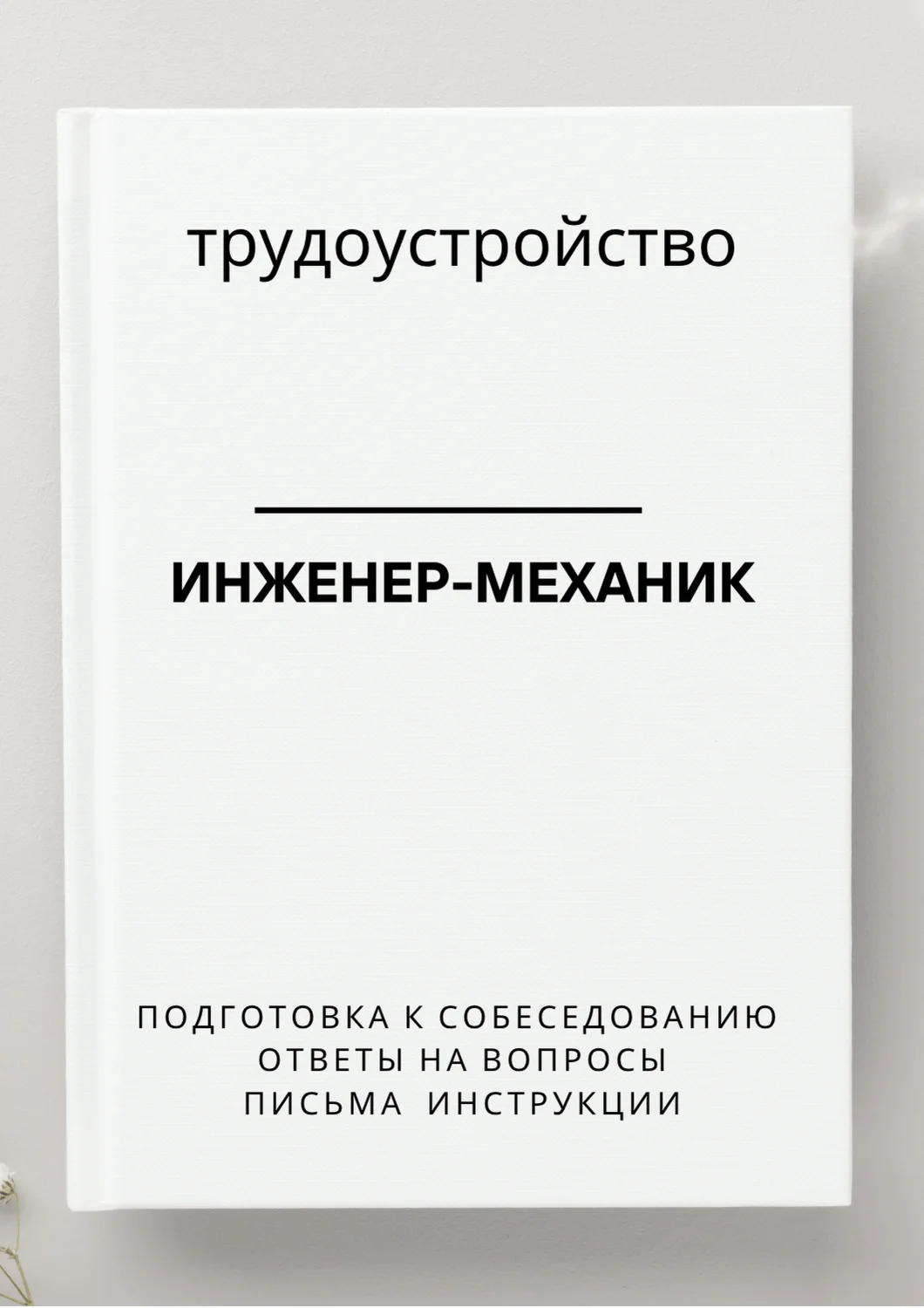 Инженер-механик. Трудоустройство. Собеседование