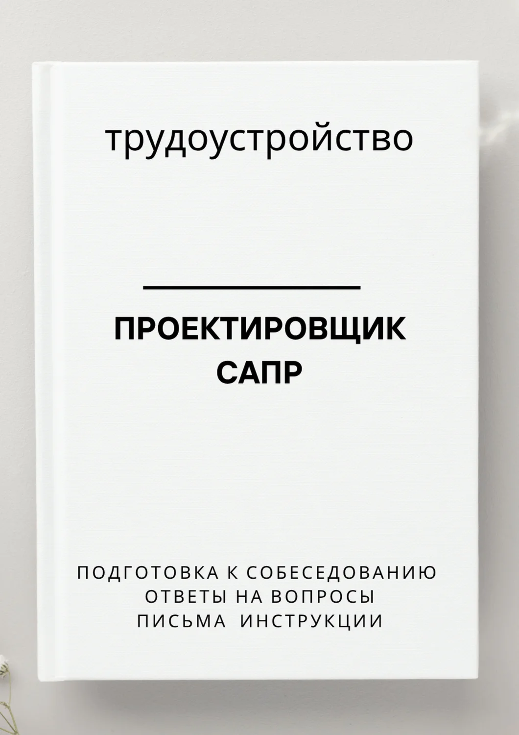 Проектировщик САПР. Трудоустройство. Собеседование