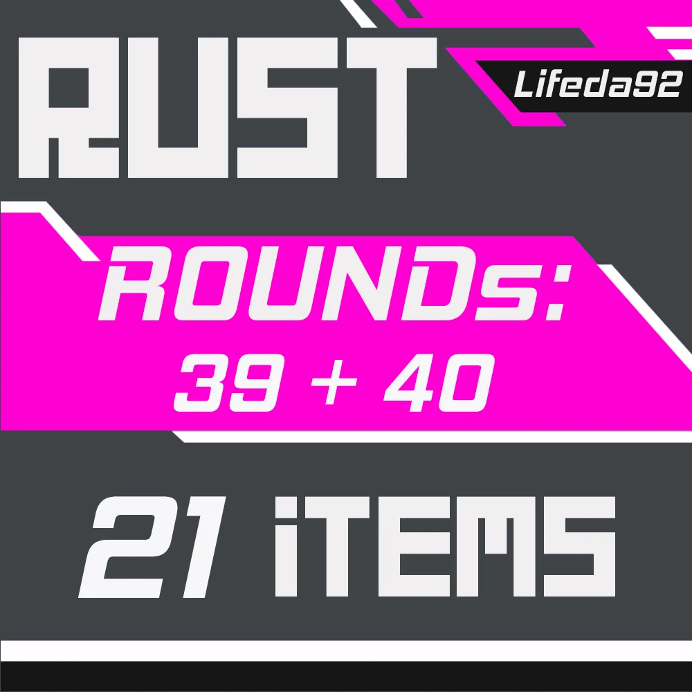 🔥 RUST СКИНЫ✦ TWITCH ДРОПС✦ Раунд 39+40✦ 21 ПРЕДМЕТ 🎁