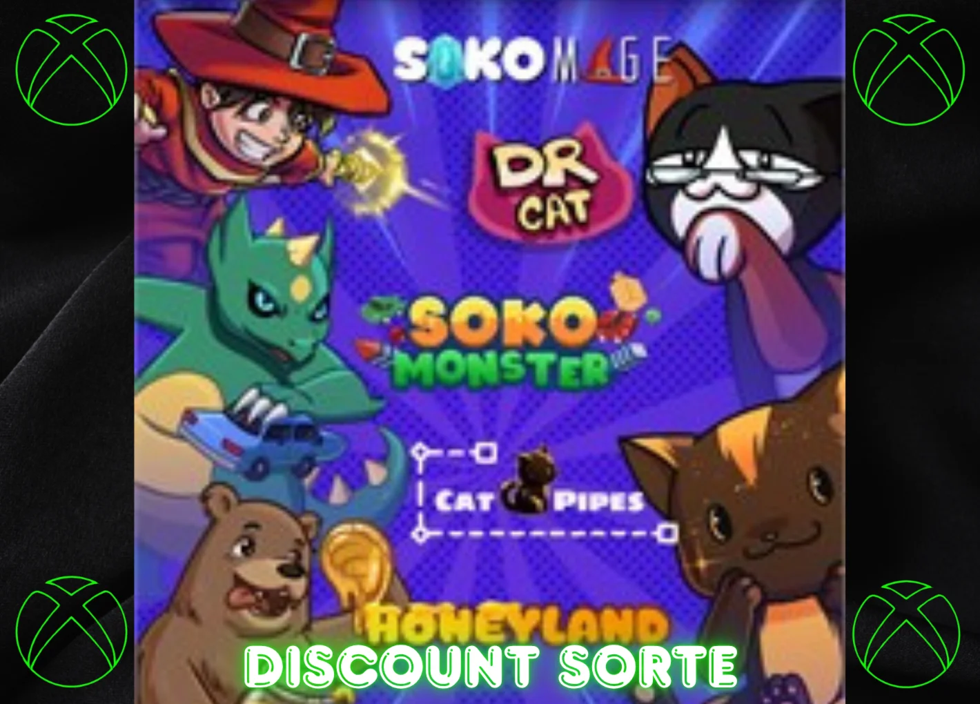 Puzzle Bundle Xbox - HoneyLand, Sokos and Cats! XBOX